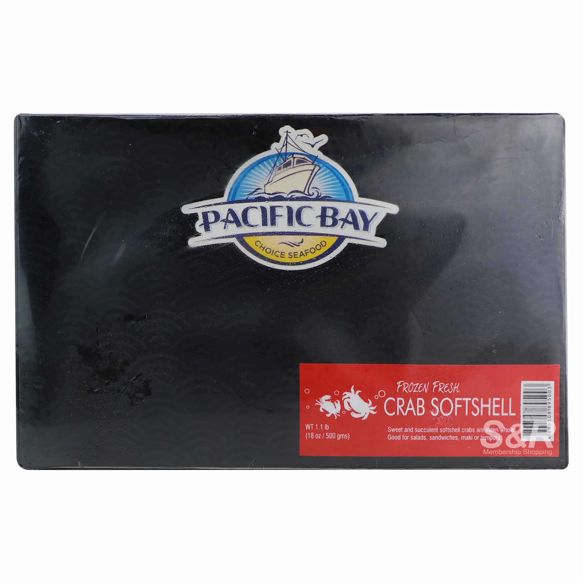 Pacific Bay Frozen Fresh Crab Softshell 498.95g Pacific Bay Frozen Fresh Crab Softshell 498.95g